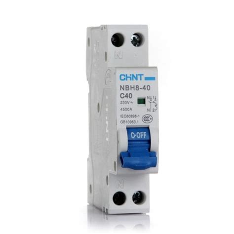 Interruttore Magnetotermico CHINT Serie NBH8 1P N 20A Icn 4 5kA 1Modulo