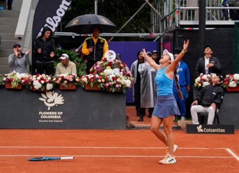 Tenista colombiana Osorio a cuartos de final en Bogotá