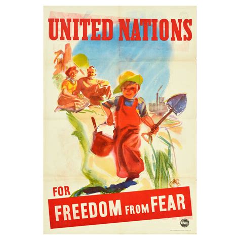 Original Vintage Poster Dutch Resistance Allied Soldiers United Nations Wwii Art For Sale At