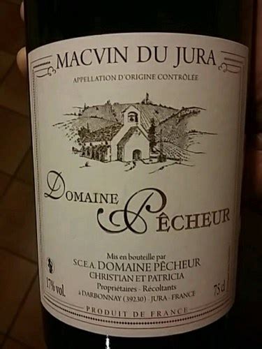 Domaine Pêcheur Macvin du Jura Vivino France