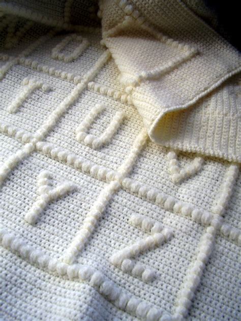 ABC Baby Blanket Crochet Pattern