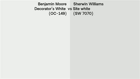 Benjamin Moore Decorators White Oc 149 Vs Sherwin Williams Site