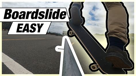 How To Boardslide On A Skateboard Pov Tutorial Youtube