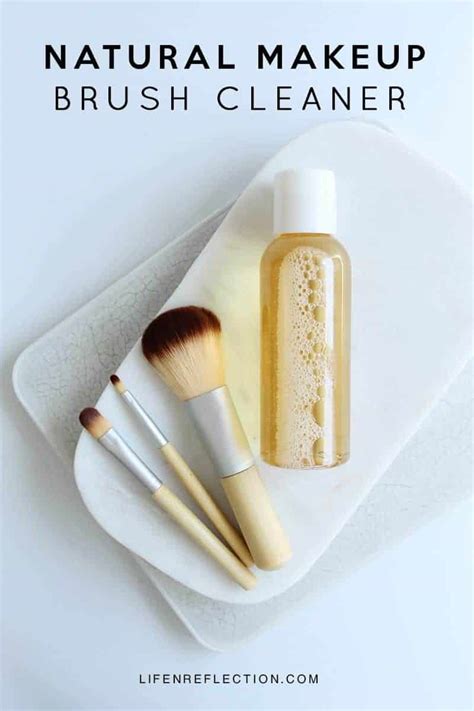 No Fuss DIY Natural Makeup Brush Cleaner Recipe