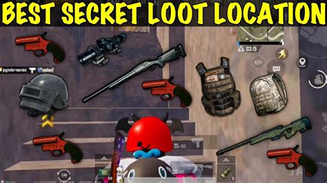 Best Secret Loot Location In PUBG MOBILE FLARE GUN Secret Location