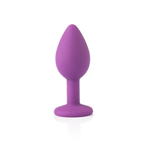 Plug Anal em Silicone Go Play Niu Lilás Brincadeira Secreta