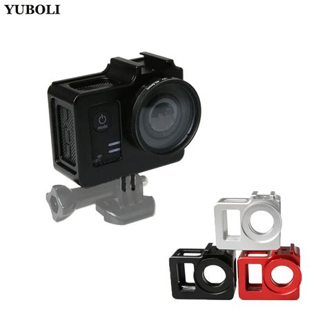 New SJCAM sj5000 Protective Housing Case +UV filter Aluminum Alloy cage ...