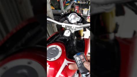 Alarm Motor Hasil Pemasangan Alarm Motor Remot Di Motor New Vixion