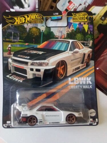 Hot Wheels Boulevard Premium 2023 R34 Skyline LB ER34 LBWK Liberty Walk