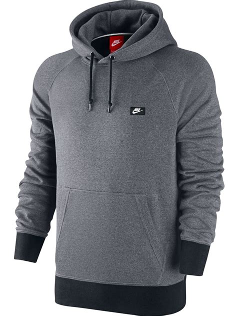 Nike Aw77 French Terry Shoebox Mens Pullover Hoodie Cool Greyblack