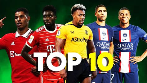 Top 10 FASTEST Football Players 2023 YouTube