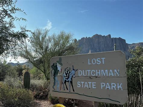 Lost Dutchman State Park Sign Photograph By Laura Fetherston Pixels