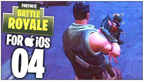 Fortnite Battle Royale IOS Mobile Part 4 2 KILLS Und Typen Mit SKIN