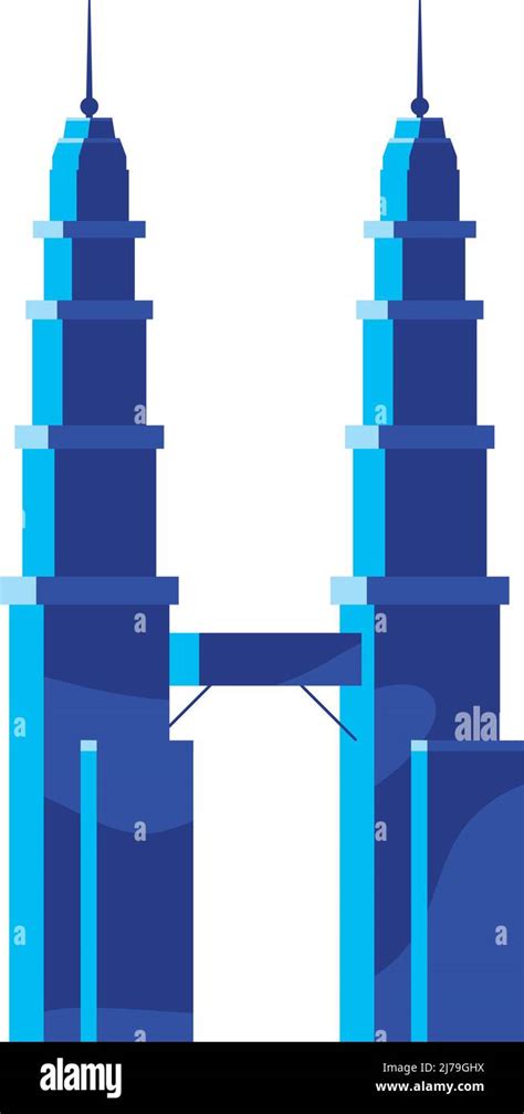 Petrona Twins Towers Stock Vector Image Art Alamy