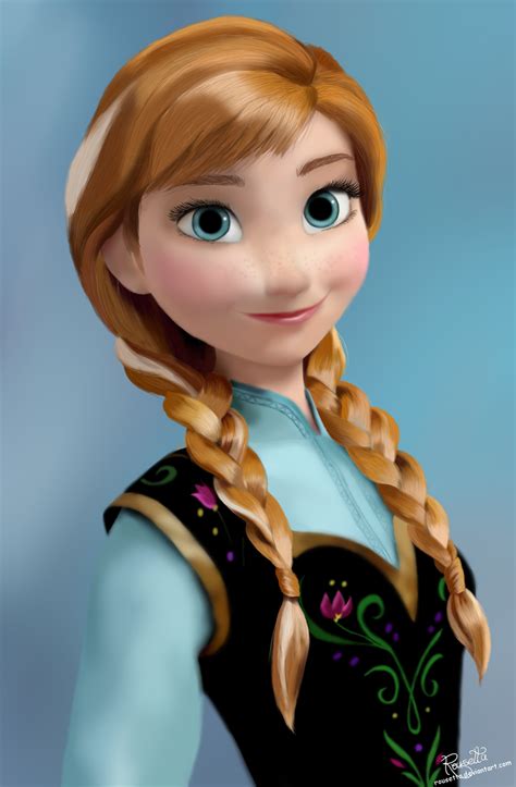 Anna By Rousetta On Deviantart Frozen Disney Movie Anna Disney