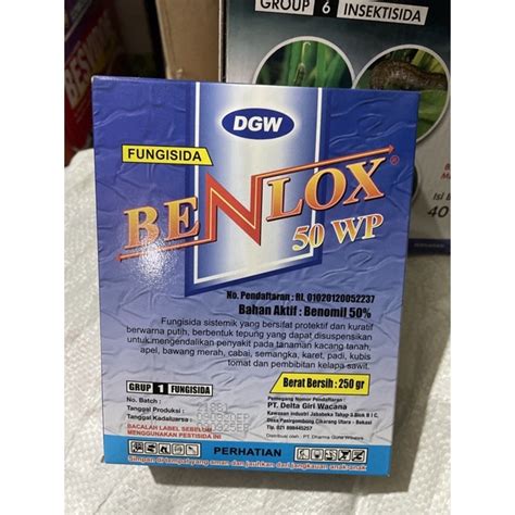 Jual Fungisida Dgw Benlox Wp Gram Shopee Indonesia