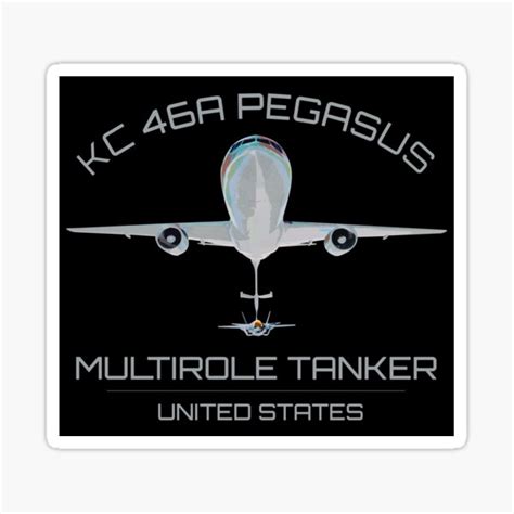 Kc 46 Aircraft Tanker Pegasus 2836 Sticker For Sale By Rare Militia