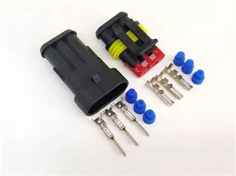 Soquete Plug Conector Macho F Mea Kit De Vias Mercadolivre