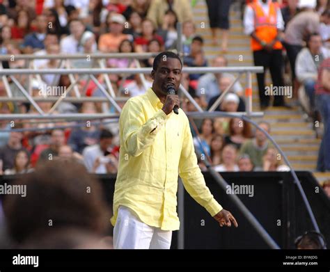 Chris Rock Live Earth London Concert held at Wembley Stadium London ...