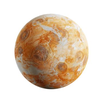 Mercury Planet Or Foreign Isolated On Transparent Background Earth