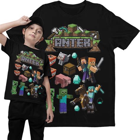 Minecraft Z Imieniem Koszulka Dla Gracza Na Urodziny Prezent Fortnine R