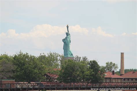 Back of the Statue of Liberty as seen from Liberty State Park – New ...