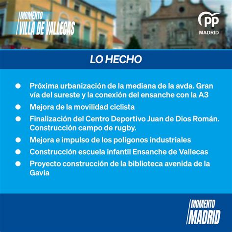 Grupo Popular Madrid On Twitter Os Contamos C Mo Hemos Hecho