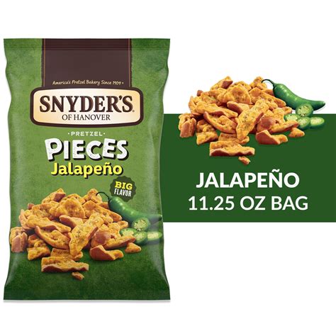 Snyder S Of Hanover Pretzel Pieces Jalapeno 11 25 Oz Walmart