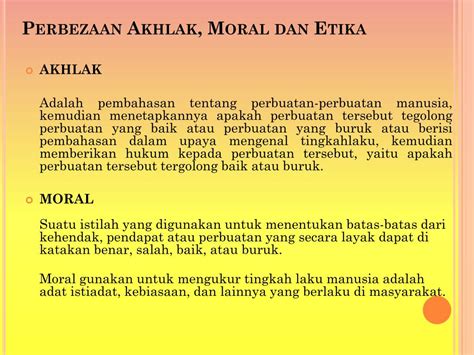 Persamaan Dan Perbedaan Akhlak Dengan Etika Moral Adat Istiadat