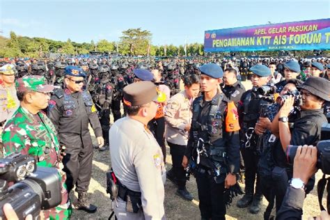 Tribrata Sinergitas Tni Polri Serta Masyarakat Bali Siap Amankan Ktt