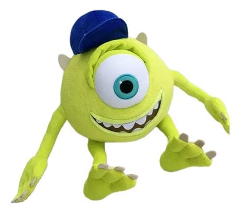 Peluche Universitario Mike Wazowski Monsters Inc Disney 35cm