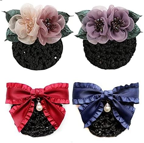 Amazon Hair Snood Net For Women Hair Clip With Net Cover For Bun