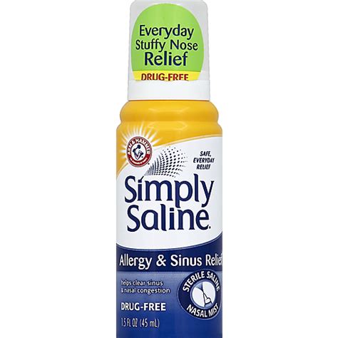 Arm Hammer Simply Saline Extra Strength Nasal Mist Oz Can