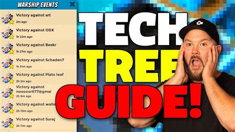 THE Season 62 Tech Tree Guide Boom Beach Warships YouTube