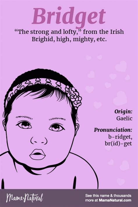 Bridget Name Meaning Origin Popularity Girl Names Like Bridget