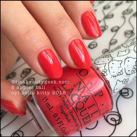 Opi Hello Kitty Complete Manigeek Guide Beautygeeks