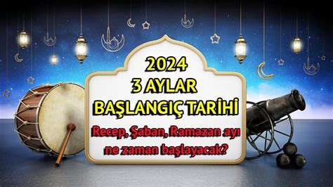 Recep Şaban Ramazan ayı ne zaman başlayacak Diyanet dini günler