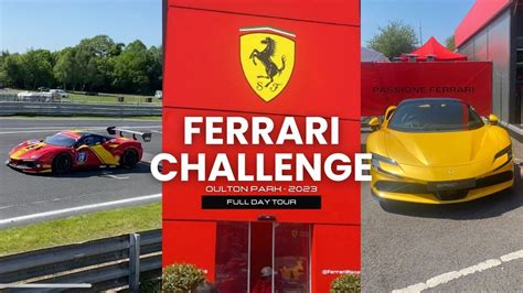 Ferrari Challenge Full Day Tour Oulton Park Youtube