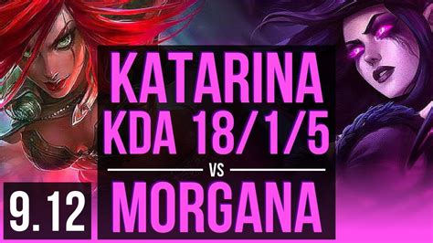 Katarina Vs Morgana Mid Early Solo Kills Kda Solo