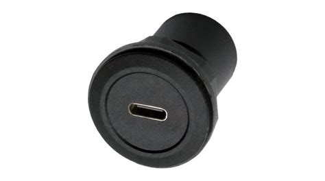 Ex Exsys Feed Through Adapter With Lock Nut Usb C Socket