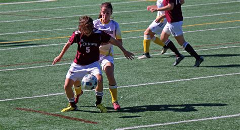 Gee Gees Womens Soccer Sweeps Home Series The Fulcrum