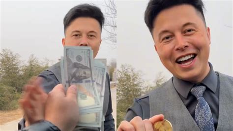 Elon Musks Chinese doppelgänger calms down after receiving Dogecoins