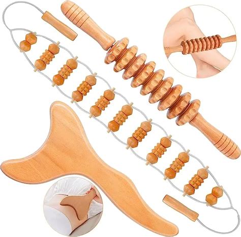 In Wood Therapy Massage Tools Anti Fat Massager High Efficient Body