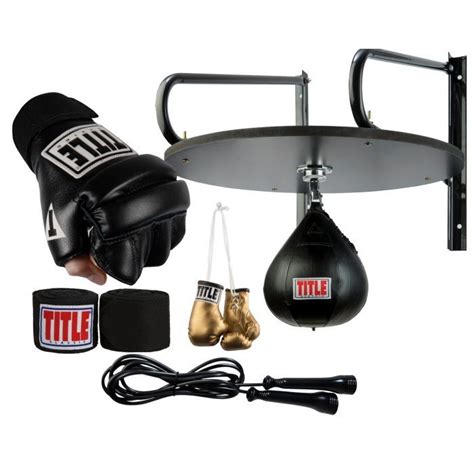 Title Boxing Speed Bag Gloves Literacy Basics