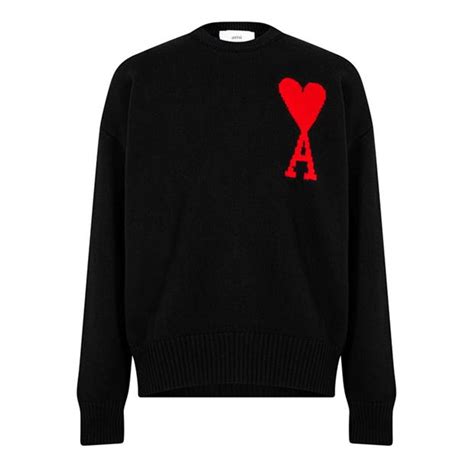 AMI PARIS De Coeur Sweatshirt Men Jumpers Flannels