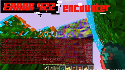 Minecraft Error 422 YouTube