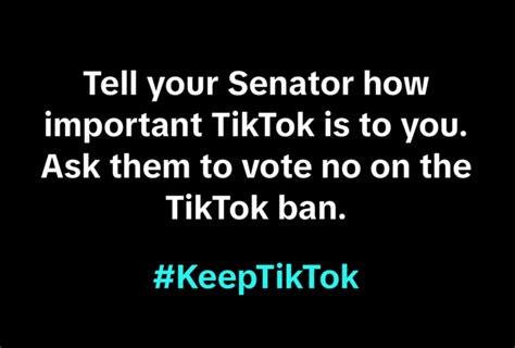 Tiktok Wants Users To Call Their Senators To Stop It Being Banned In The Us