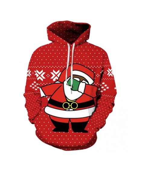 Dancing Santa Claus Christmas Hoodies 3d Sweatshirts Men Women Hoodie