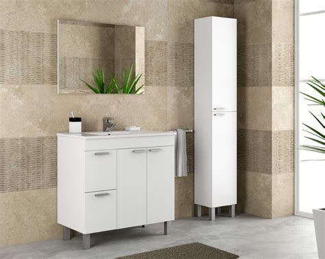 Mia Tallboy Bathroom Cabinet White Gloss Tallboys Direct Tallboys Direct