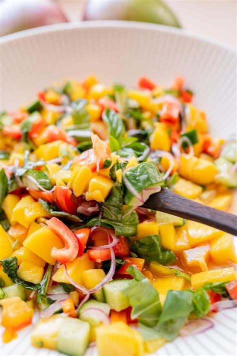 Mango Salad - MOON and spoon and yum